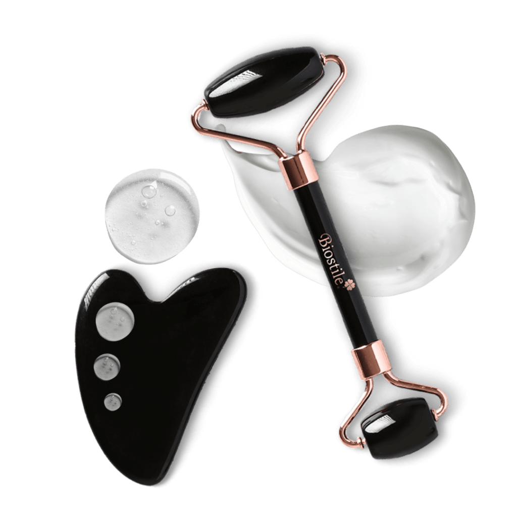 Massage Set (Roller & Jade Stone)