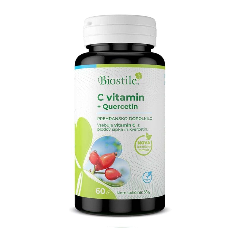 Vitamin C + Quercetin, 60 kapslar